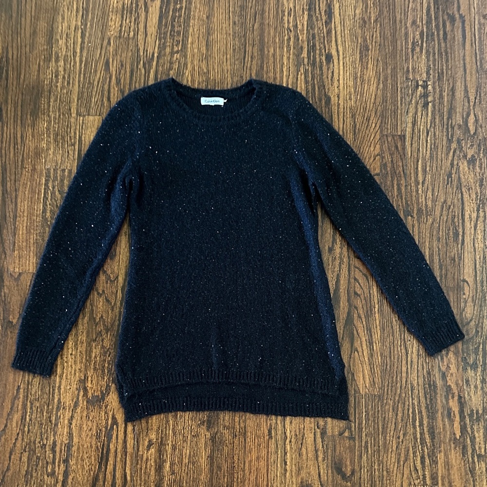 Calvin Klein Women's Black Crew Neck Sweater